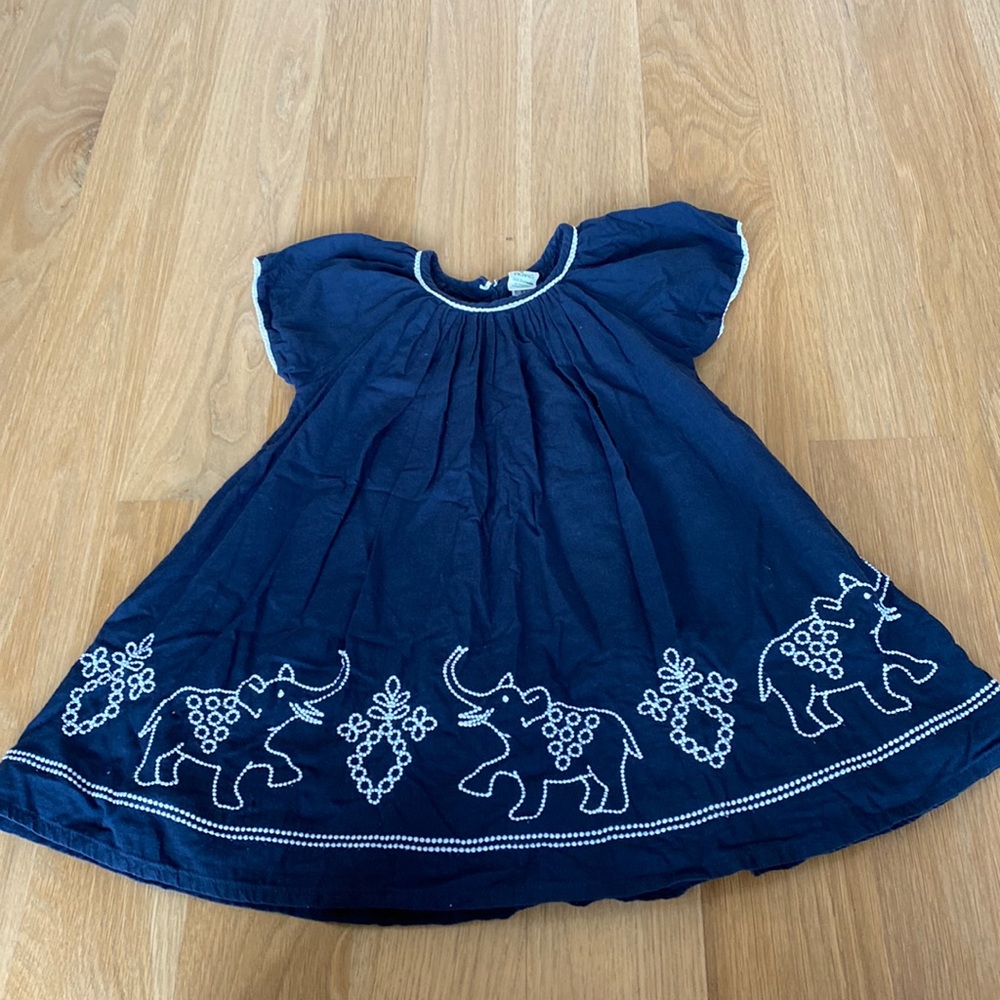 GOTS certified dress in blue, Alana size 2